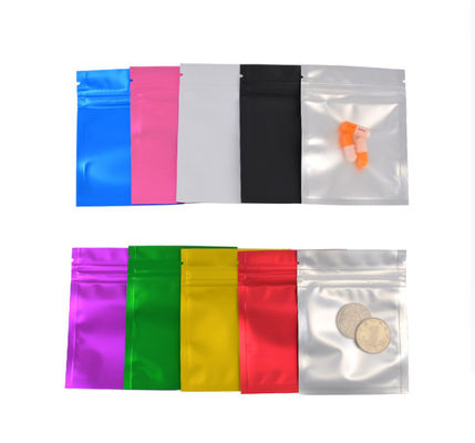 Mylar Matte Zip ถุงบรรจุภัณฑ์พลาสติกผนึกถุงกันความชื้น