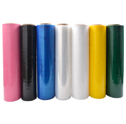 LLDPE PE Wrapping Film ฟิล์มยืดสี 26 มม. - 76 มม. เส้นผ่านศูนย์กลางแกนด้านใน