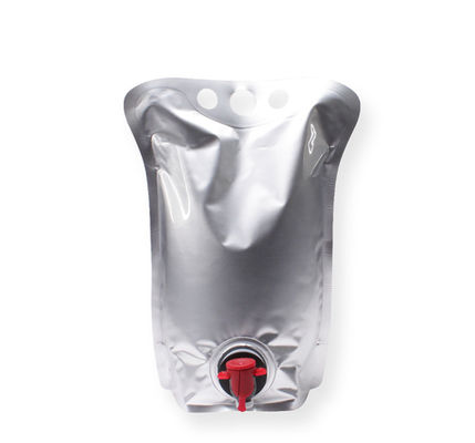 CMYK Vaccum Spouted Stand Up Liquid Packaging Pouches อลูมิเนียมฟอยล์ด้านใน
