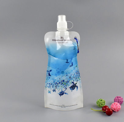 แบบพกพา Stand Up เครื่องดื่มบรรจุของเหลวกระเป๋า 800ML พร้อมหัวดูด