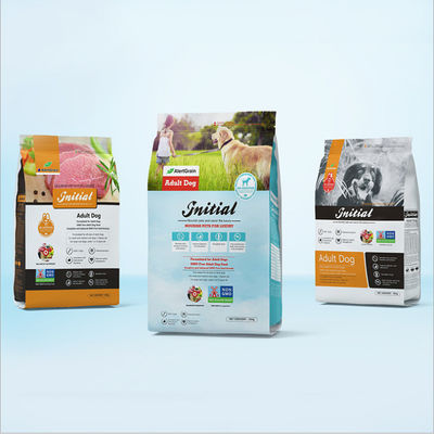 เป็นมิตรกับสิ่งแวดล้อม VMPET ถุงบรรจุภัณฑ์อาหารสัตว์เลี้ยงผนึกก้นแบนสำหรับรักษาสุนัข