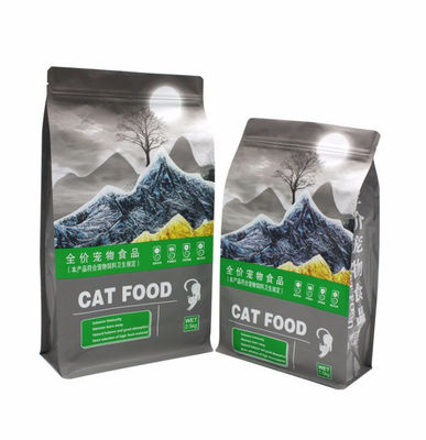 5 กก. 10 กก. ความจุ 15 กก. พลาสติก Cat Pet Food Pouch Package Quad Sealed