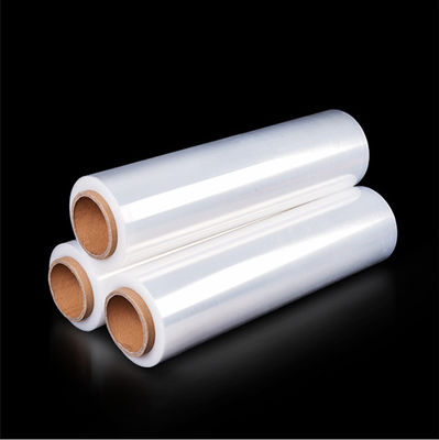 40 ซม. 50 ซม. หล่อพลาสติกบรรจุภัณฑ์ Cling Film PE ฟิล์มยืด