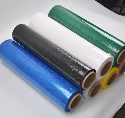 LLDPE PE Wrapping Film ฟิล์มยืดสี 26 มม. - 76 มม. เส้นผ่านศูนย์กลางแกนด้านใน