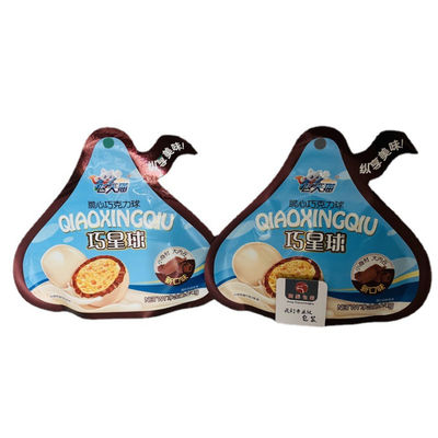 Heterotypic Aluminium Seal Bag Side Gusset ช็อกโกแลตอลูมิเนียมฟอยล์ Standing Pouch