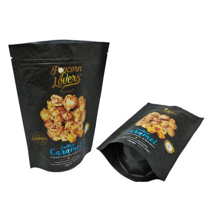 บรรจุภัณฑ์อาหารเคลือบด้านถุงอลูมิเนียมฟอยล์ VMPET Popcorn ถุงพลาสติก