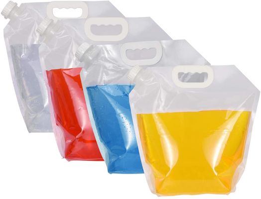 การพิมพ์แผ่นแม่พิมพ์ PET 5L Bear Plastic Liquid Pouches Smell Proof